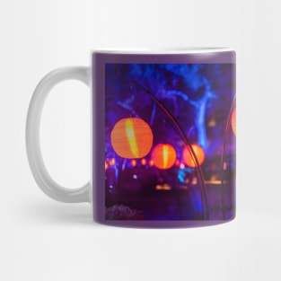 Beautiful lanterns at night Mug